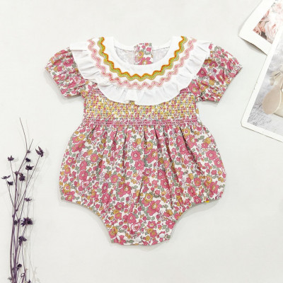 baby suit girls sweet floral pattern CHN 38 (013006 R) - jumper anak perempuan (ONLY 2PCS)